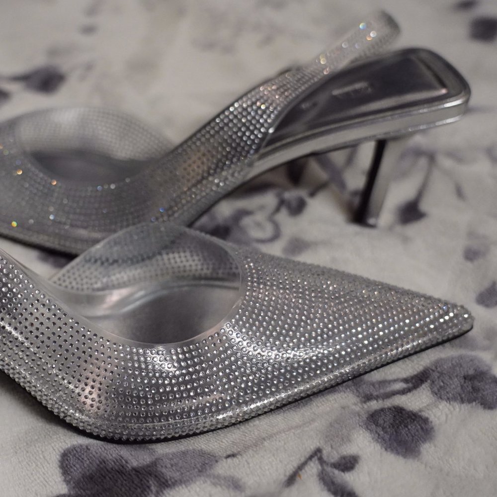 Zara - Rhinestone Heels